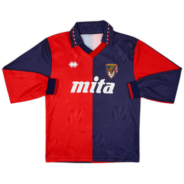 1991-92 Genoa Home L/S Shirt - 8/10 - (M)