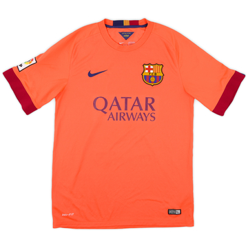 2014-15 Barcelona Away Shirt #7 - 9/10 - (M)