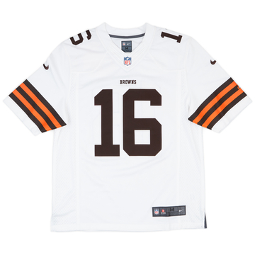 2012 Cleveland Browns Cribbs #16 Nike Premier Away Jersey - 8/10 - (M)