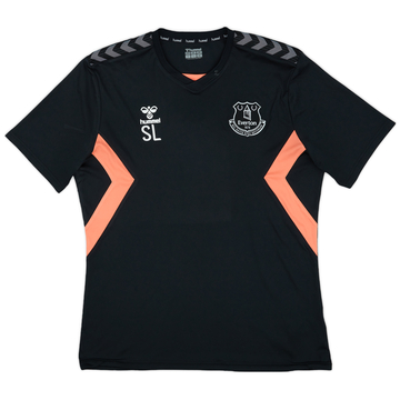 2020-21 Everton Staff Issue Hummel Training Shirt SL - 7/10 - (XL)