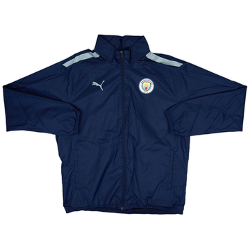 2021-22 Manchester City Puma Hooded Rain Jacket - 8/10 - (XL)