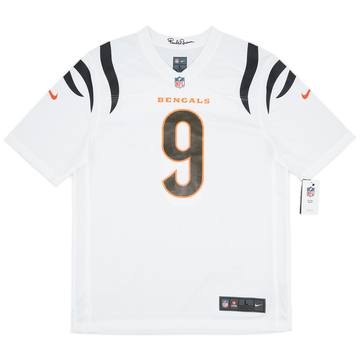 2021-24 Cincinnati Bengals Burrow #9 Nike Game Away Jersey (L)