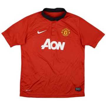 2013-14 Manchester United Home Shirt - 7/10 - (L.Boys)