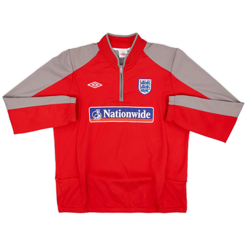2010-11 England Umbro 1/4 Zip Sweat Top - 9/10 - (XL)