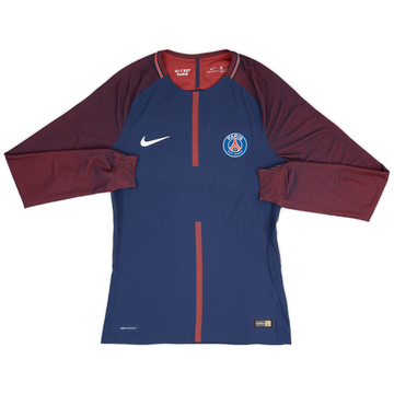 2017-18 Paris Saint-Germain Player Issue Home L/S Shirt