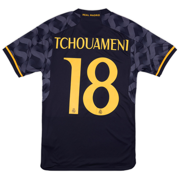 2023-24 Real Madrid Away Shirt Tchouameni #18 - 9/10 - (XS)