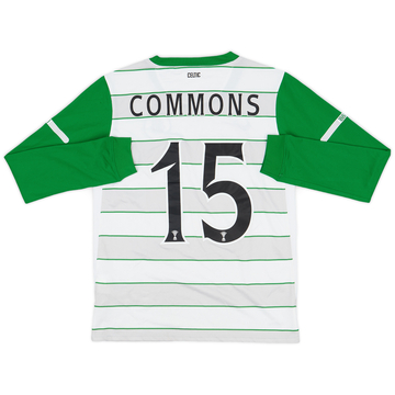2011-12 Celtic Away L/S Shirt Commons #15 - 6/10 - (L.Boys)