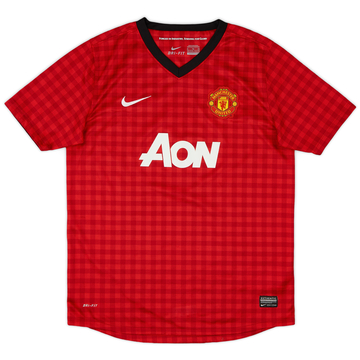 2012-13 Manchester United Home Shirt - 8/10 - (XL.Boys)
