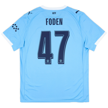 2025-26 Manchester City Home Shirt Foden #47