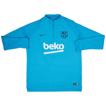2019-20 Barcelona Nike 1/4 Zip Drill Top - 8/10 - (L)