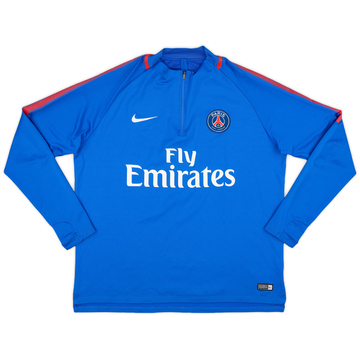 2018-19 Paris Saint-Germain Nike 1/4 Zip Training Top - 7/10 - (XL)