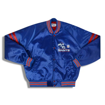 1990s New York Giants Chalk Line Varsity Jacket L