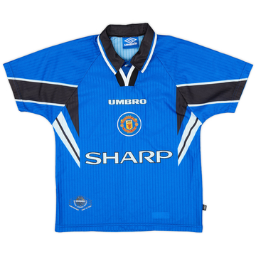 1996-98 Manchester United Third Shirt - 8/10 - (L.Boys)
