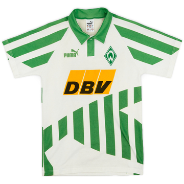 1994-95 Werder Bremen Home Shirt #10 - 8/10 - (XS)