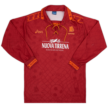 1994-95 Roma Home L/S Shirt - 8/10 - (L)