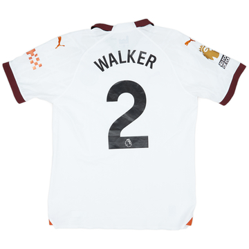2023-24 Manchester City Match Issue Away Shirt Walker #2