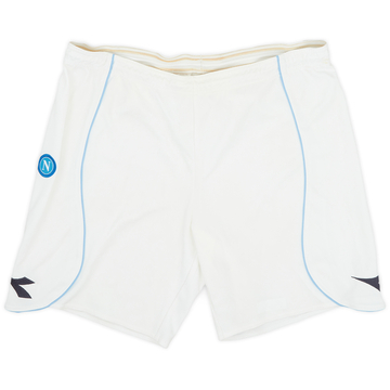2008-09 Napoli Home Shorts - 7/10 - (XXL)