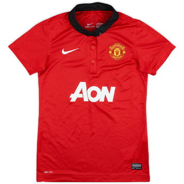 2012-13 Manchester United Home Shirt - 8/10 - (Women's XS)