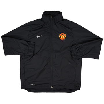 2011-12 Manchester United Nike Hooded Rain Jacket - 7/10 - (XL)