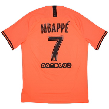 2019-20 Paris Saint-Germain Authentic Away Shirt Mbappe #7 - 9/10 - (L)