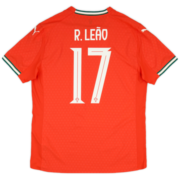 2025-26 Portugal Authentic Home Shirt R.Leao #17