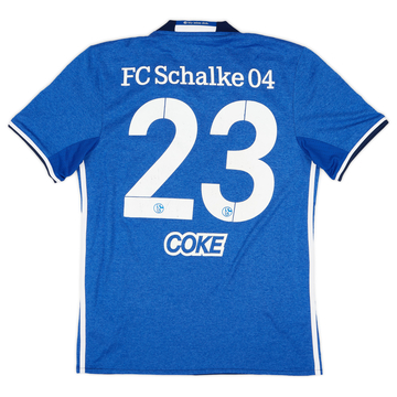 2016-18 Schalke Home Shirt Coke #23 - 6/10 - (S)
