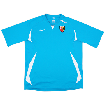 2007-08 RC Lens Player Issue NIke Training Shirt - 9/10 - (XL)