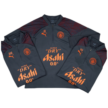 2023-24 Manchester City Staff Issue 1/4 Zip Training Top # - 9/10