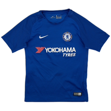 2017-18 Chelsea Home Shirt - 9/10 - (S.Boys)