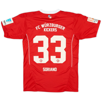 2016-17 Wurzburger Kickers Home Shirt Soriano #33 - 8/10 - (L.Boys)