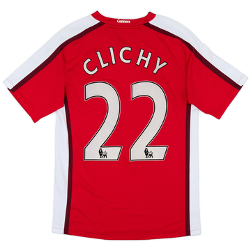 2008-10 Arsenal Home Shirt Clichy #22 - 7/10 - (S)