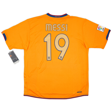 2006-08 Barcelona Away Shirt Messi #19 (XL)