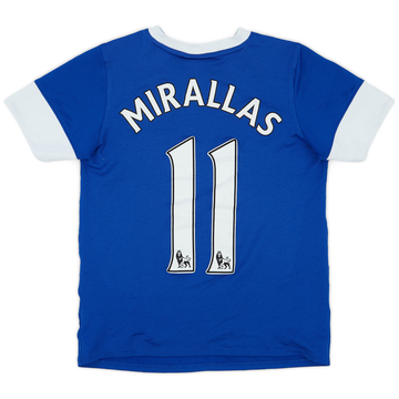 2012-13 Everton Home Shirt Mirallas #11 - 5/10 - (M.Boys)