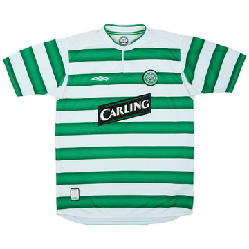 2003-04 Celtic Home Shirt - 8/10 - (XL.Boys)