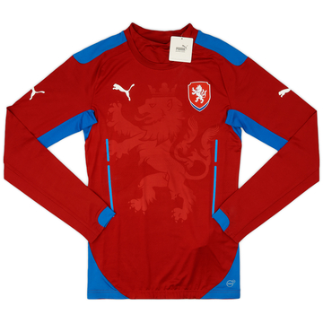 2014-15 Czech Republic Player Issue Home L/S Shirt (L)