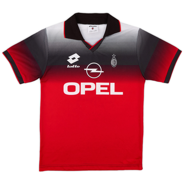 1995-96 AC Milan Lotto Training Shirt - 8/10 - (M)