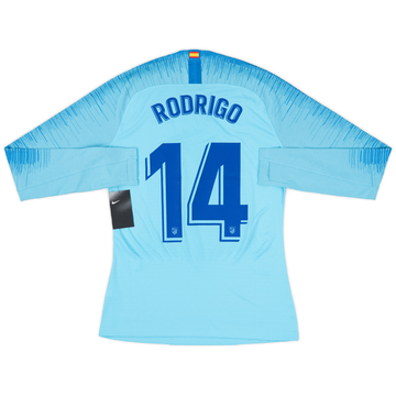 2018-19 Atletico Madrid Player Issue Away L/S Shirt Rodrigo #14 (M)