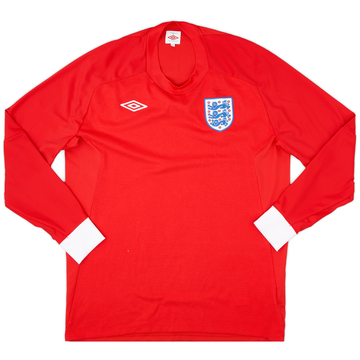 2010-11 England Away L/S Shirt - 9/10 - (L)