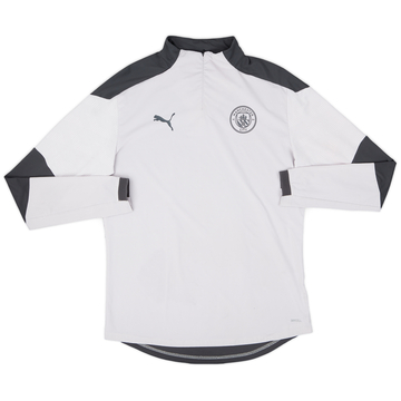 2020-21 Manchester City Puma 1/4 Zip Drill Top - 8/10 - (L)