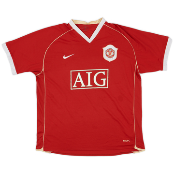 2006-07 Manchester United Home Shirt - 5/10 - (XL)