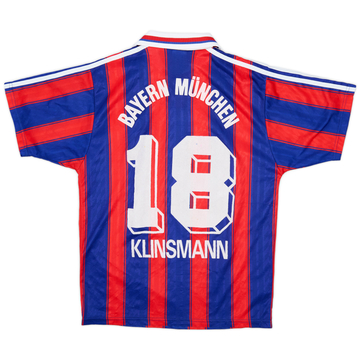1995-97 Bayern Munich Home Shirt Klinsmann #18 - 6/10 - (S)