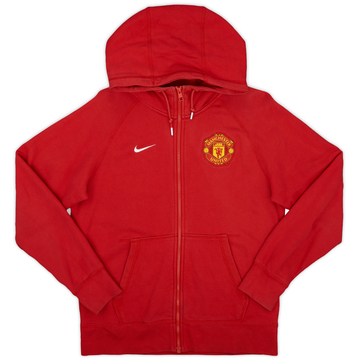 2014-15 Manchester United Nike Zipped Hooded Top - 8/10 - (L)