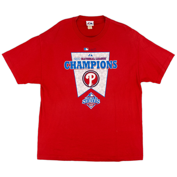 2008 Philadelphia Phillies National League Champions Majestic Tee - 6/10 - (XL)