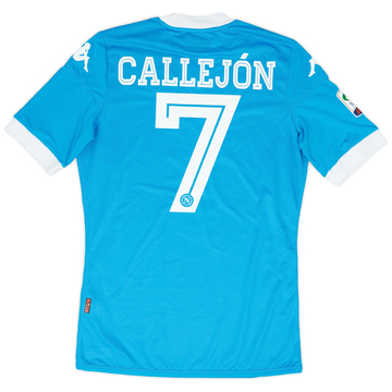 2015-16 Napoli Match Issue Home Shirt Callejon #7