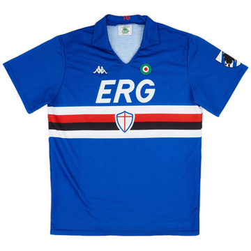 1989-90 Sampdoria Home Shirt - 8/10 - (XL)