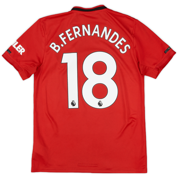 2019-20 Manchester United Home Shirt B.Fernandes #18 - 5/10 - (S)