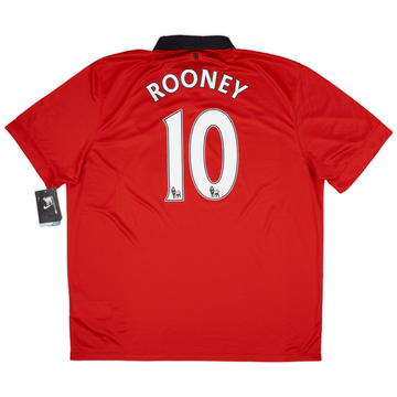 2013-14 Manchester United Home Shirt Rooney #10 (XXL)