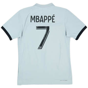 2022-23 Paris Saint-Germain Authentic Away Shirt Mbappe #7 - 8/10 - (S)