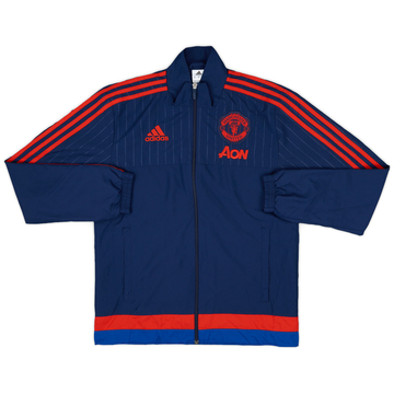 2015-16 Manchester United adidas Track Jacket - 10/10 - (S)