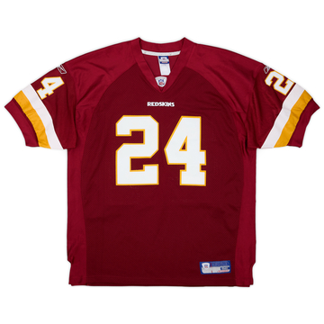 2002-03 Washington Redskins Bailey #24 Reebok Authentic Home Jersey - 7/10 - (XXL)